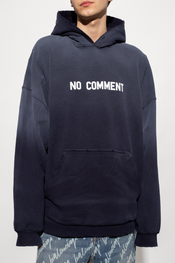 品質一番の BALENCIAGA No Comment Hoodie changeyourworld.com.my